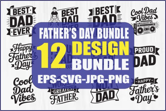 Best Dad T-Shirt Design Bundle