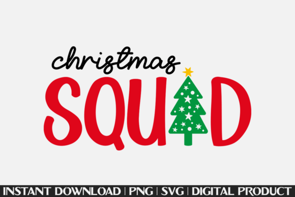 Christmas Squad T-Shirt Graphics & T-Shirt Designs