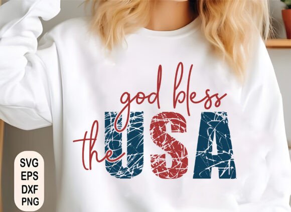 God Bless the Usa SVG, 4th of July PNG