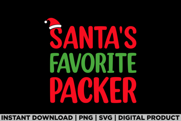 Santas Favorite Packer Christmas Party Graphics