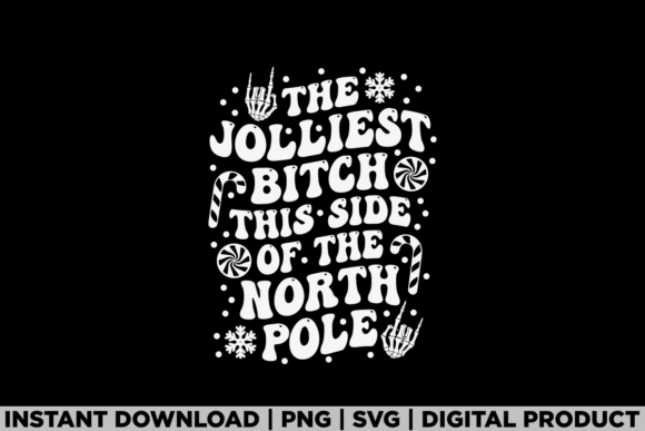 The Jolliest Side Funny Christmas Humor Graphics